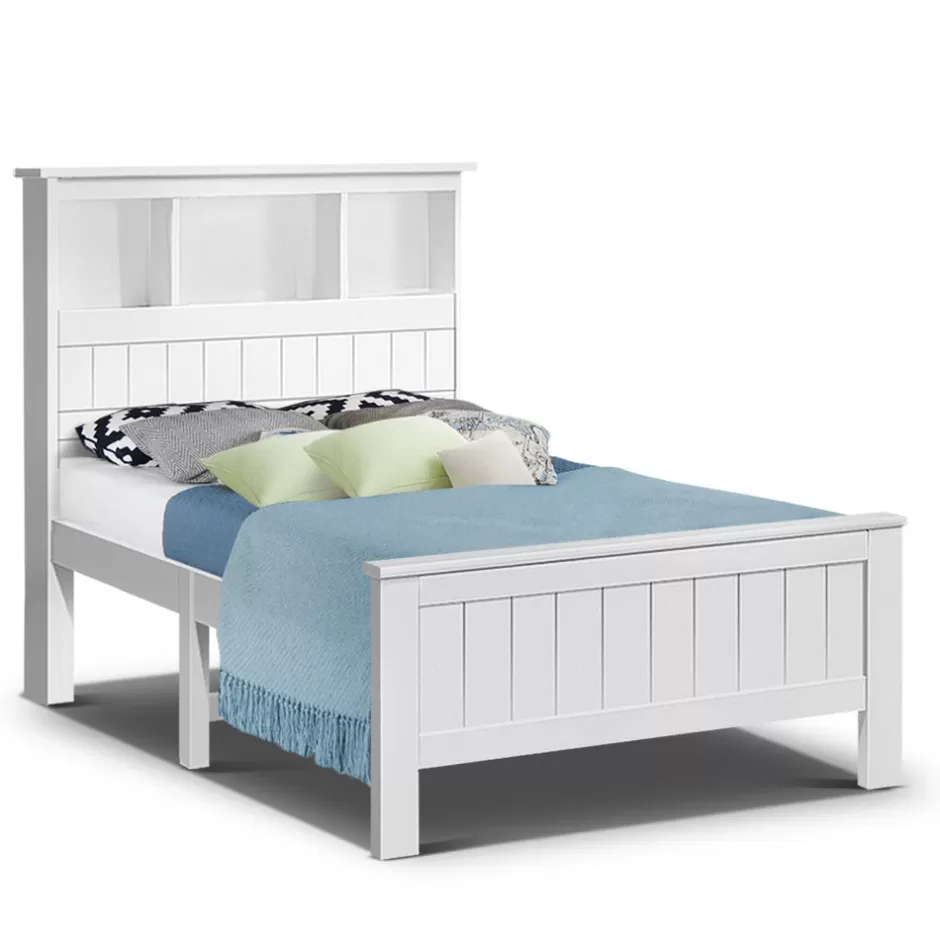 Flash Sale Baby Direct Artiss King Single Wooden Timber Bed Frame