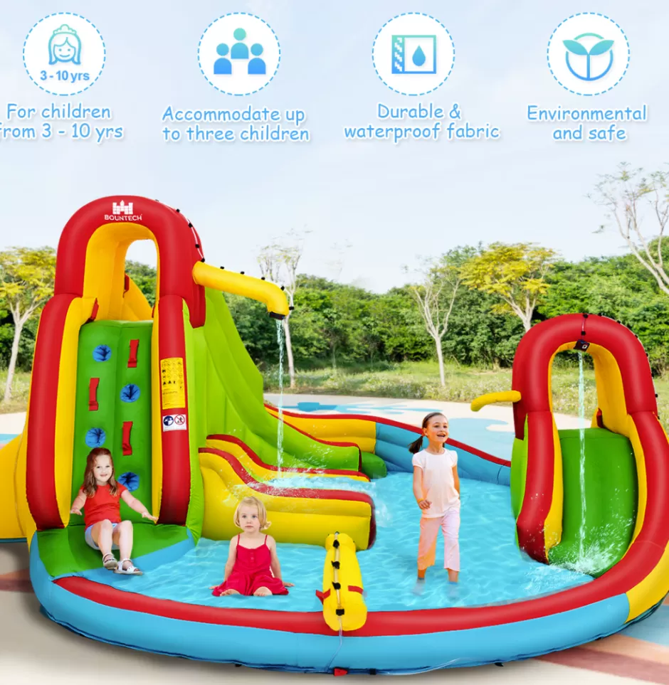 Discount Baby Direct Inflatable Water Slide Jumping Castle with Two Slides Trampoline
