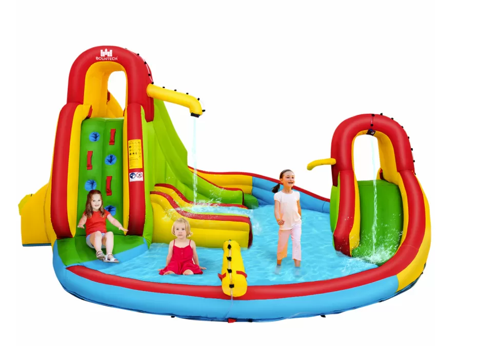 Discount Baby Direct Inflatable Water Slide Jumping Castle with Two Slides Trampoline