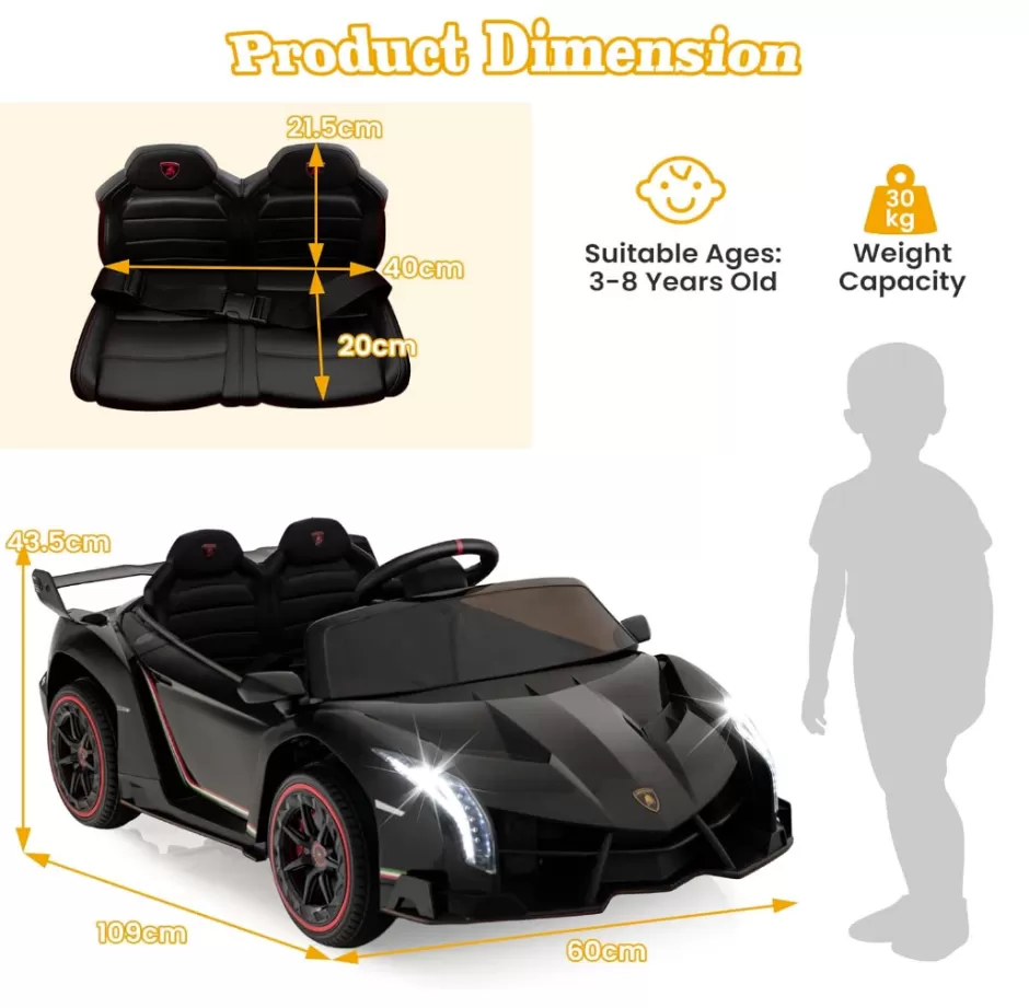 Shop Baby Direct Licensed Lamborghini Kid Ride-on Sports Car