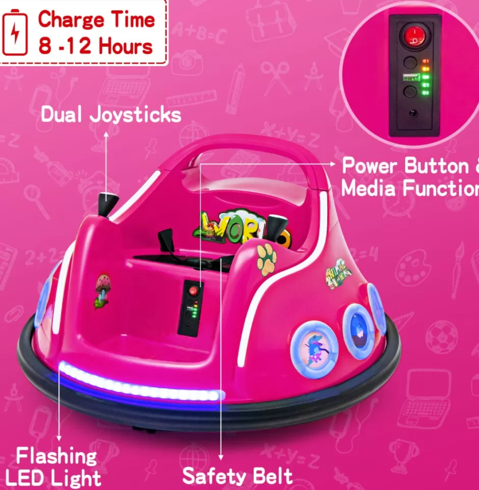 Best Baby Direct 12V Electric Ride On Bumper Car with Remote Control for Kids