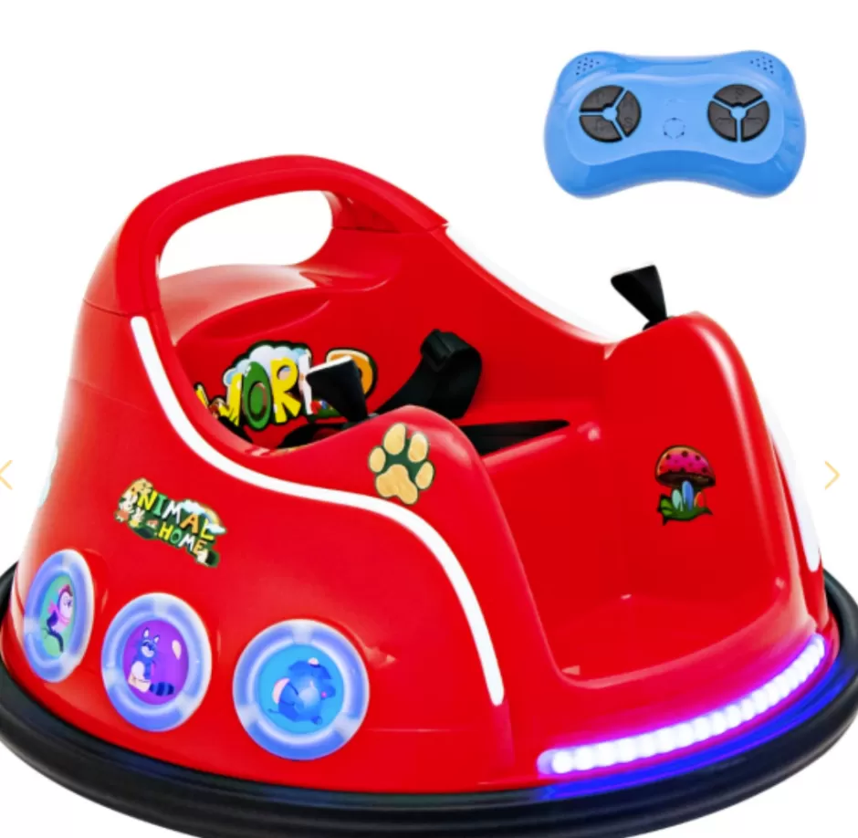 Best Baby Direct 12V Electric Ride On Bumper Car with Remote Control for Kids