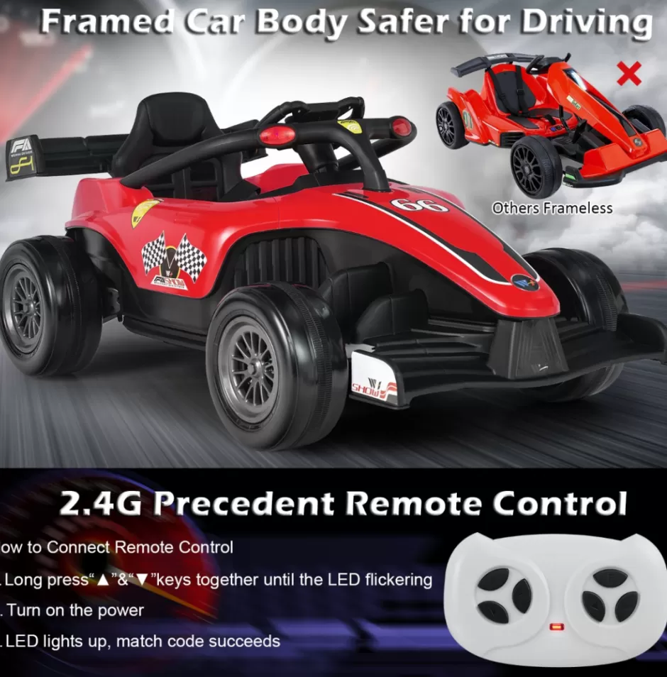 Online Baby Direct 12V Kids Electric Ride on Car Go Cart with Remote Control