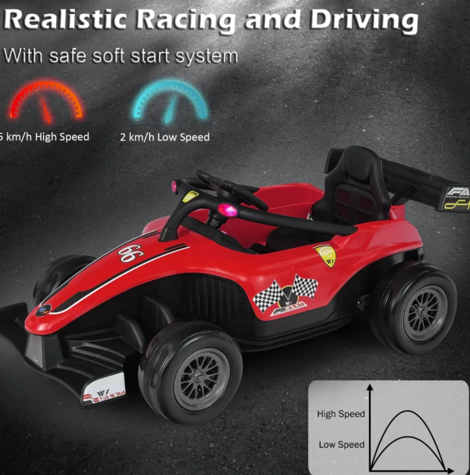 Online Baby Direct 12V Kids Electric Ride on Car Go Cart with Remote Control