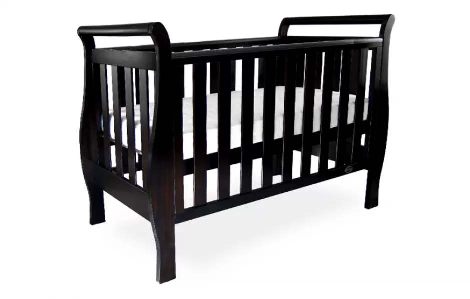 Shop Baby Direct Babyhood Georgia Sleigh Cot Luxx