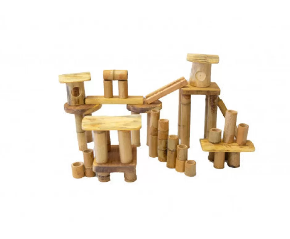 Shop Baby Direct Bamboo 50 Piece Building Block Set