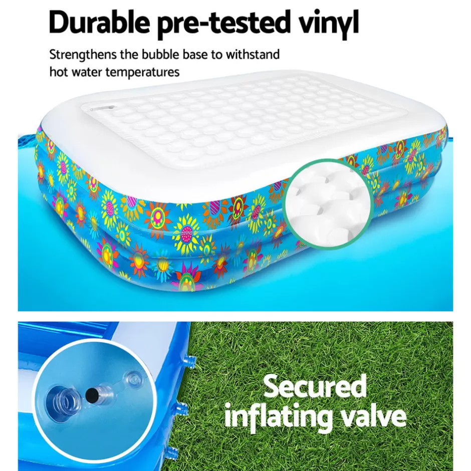 Online Baby Direct Bestway Inflatable Kids Play Pool Swimming Pool Rectangular Family Pools