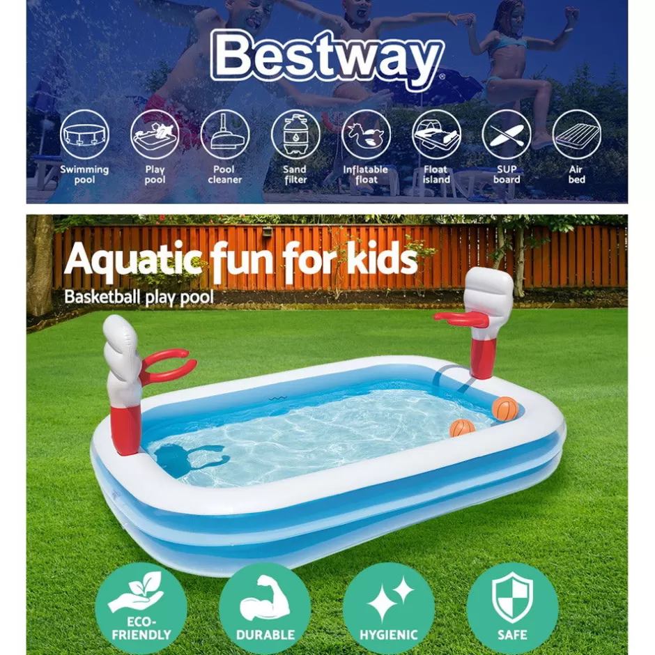 Sale Baby Direct Bestway Inflatable Play Pool Kids Pool Swimming Basketball Play Pool