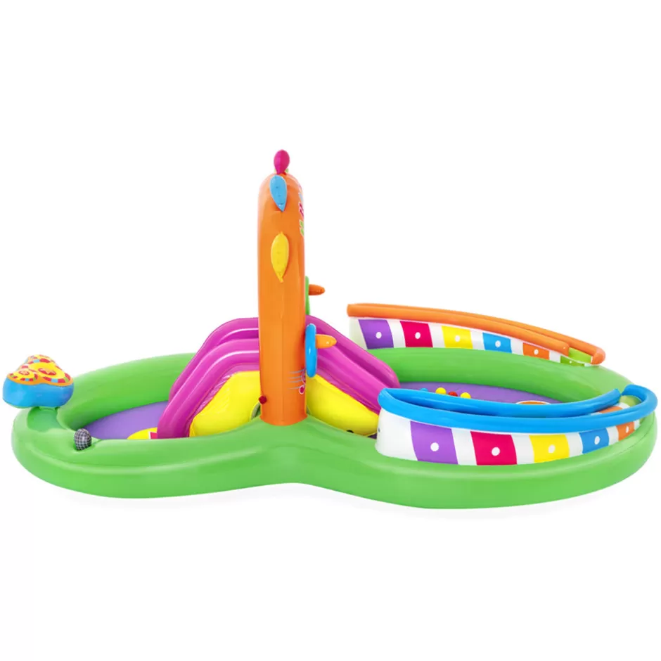 Fashion Baby Direct Bestway Inflatable Swimming Play Pool Kids Above Ground Kid Game Toy 3 People