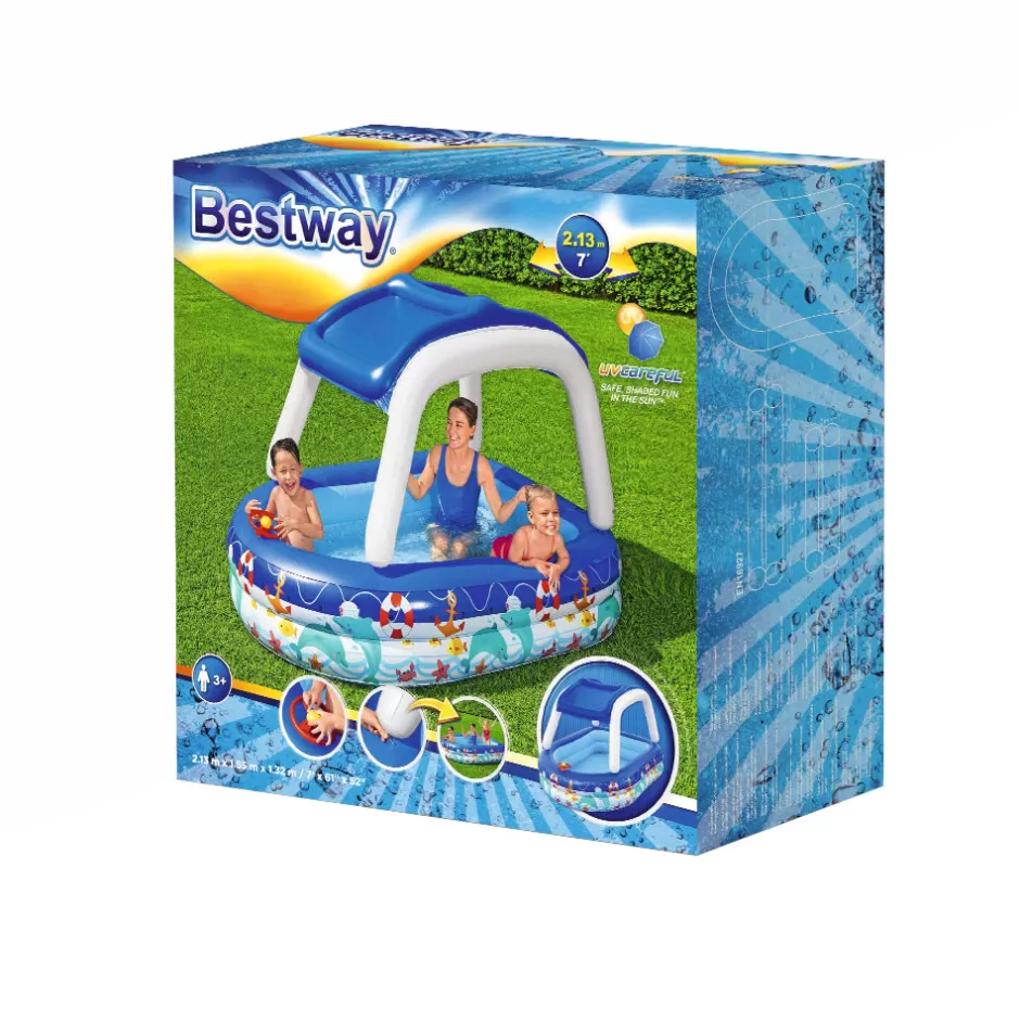 Outlet Baby Direct Bestway Kids Play Pools Above Ground Inflatable Swimming Pool Canopy Sunshade