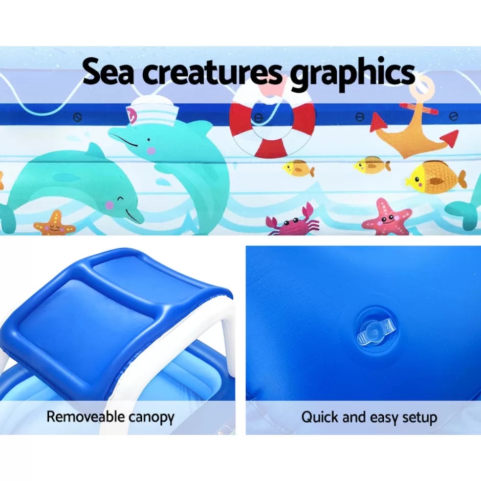 Outlet Baby Direct Bestway Kids Play Pools Above Ground Inflatable Swimming Pool Canopy Sunshade