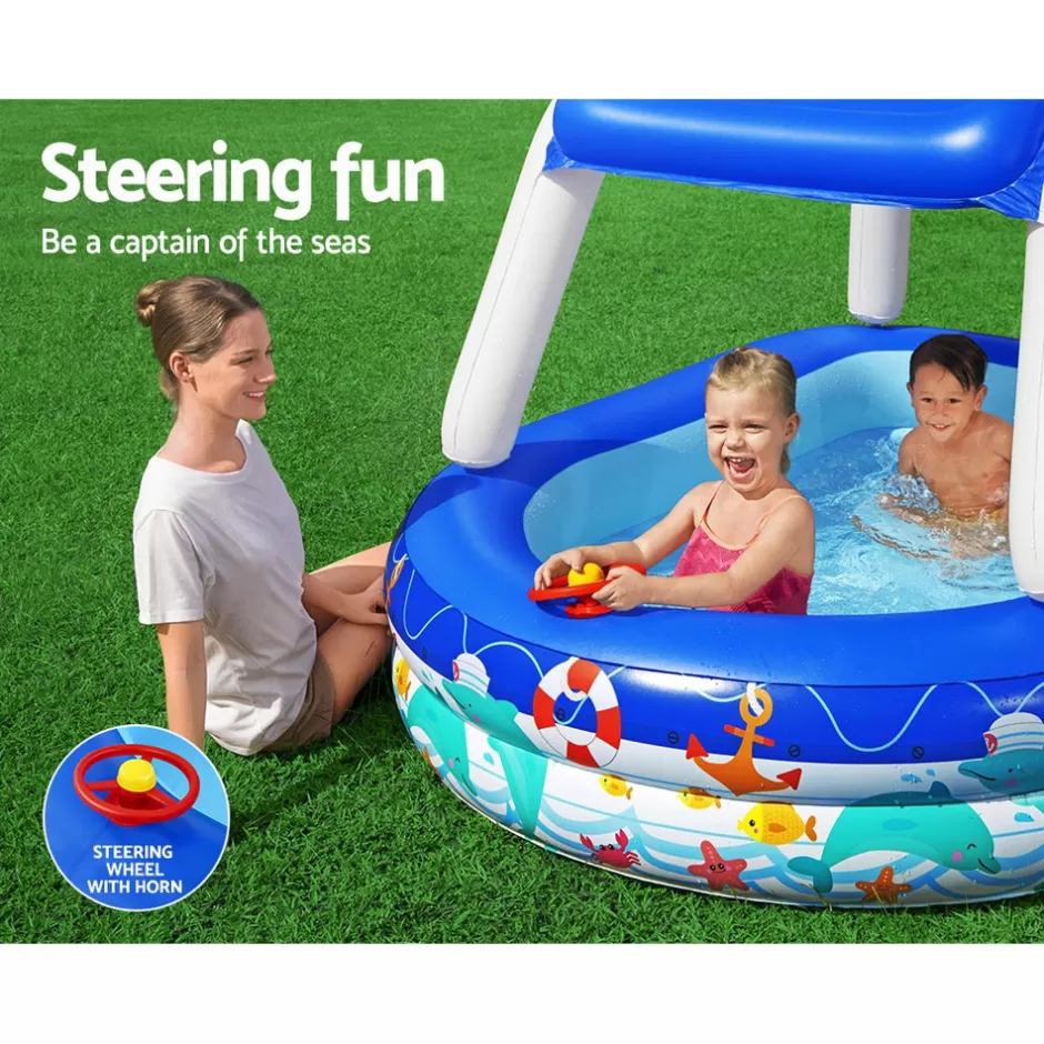 Outlet Baby Direct Bestway Kids Play Pools Above Ground Inflatable Swimming Pool Canopy Sunshade