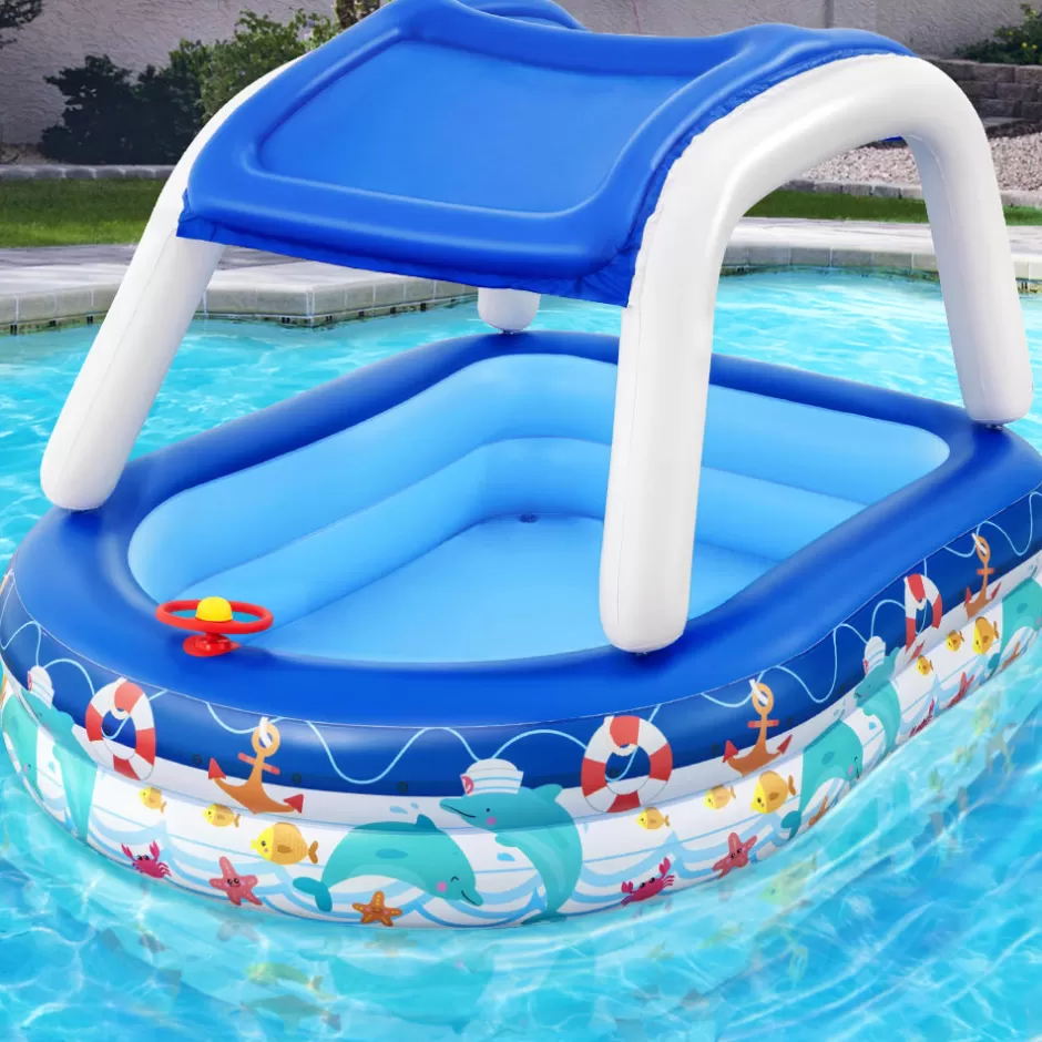 Outlet Baby Direct Bestway Kids Play Pools Above Ground Inflatable Swimming Pool Canopy Sunshade