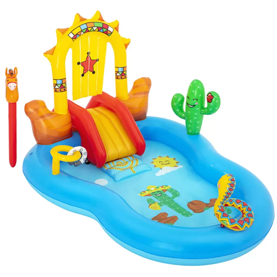 Outlet Baby Direct Bestway Swimming Pool Above Ground Inflatable Kids Play Wild West Pools Toy Game