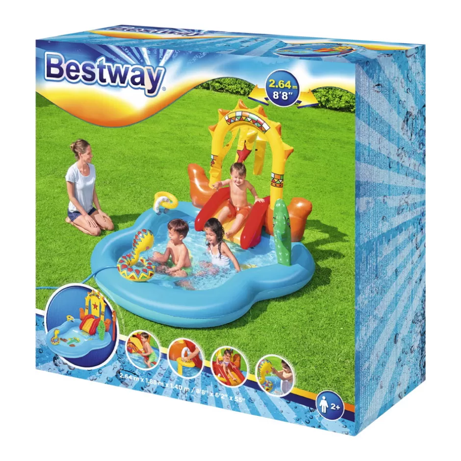 Outlet Baby Direct Bestway Swimming Pool Above Ground Inflatable Kids Play Wild West Pools Toy Game