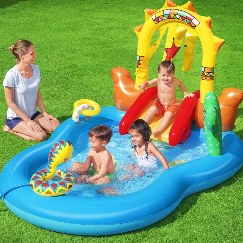 Outlet Baby Direct Bestway Swimming Pool Above Ground Inflatable Kids Play Wild West Pools Toy Game