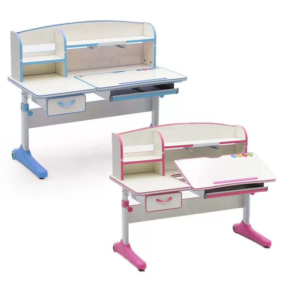 Cheap Baby Direct 120cm Height Adjustable Children Kids Ergonomic Study Desk Blue AU