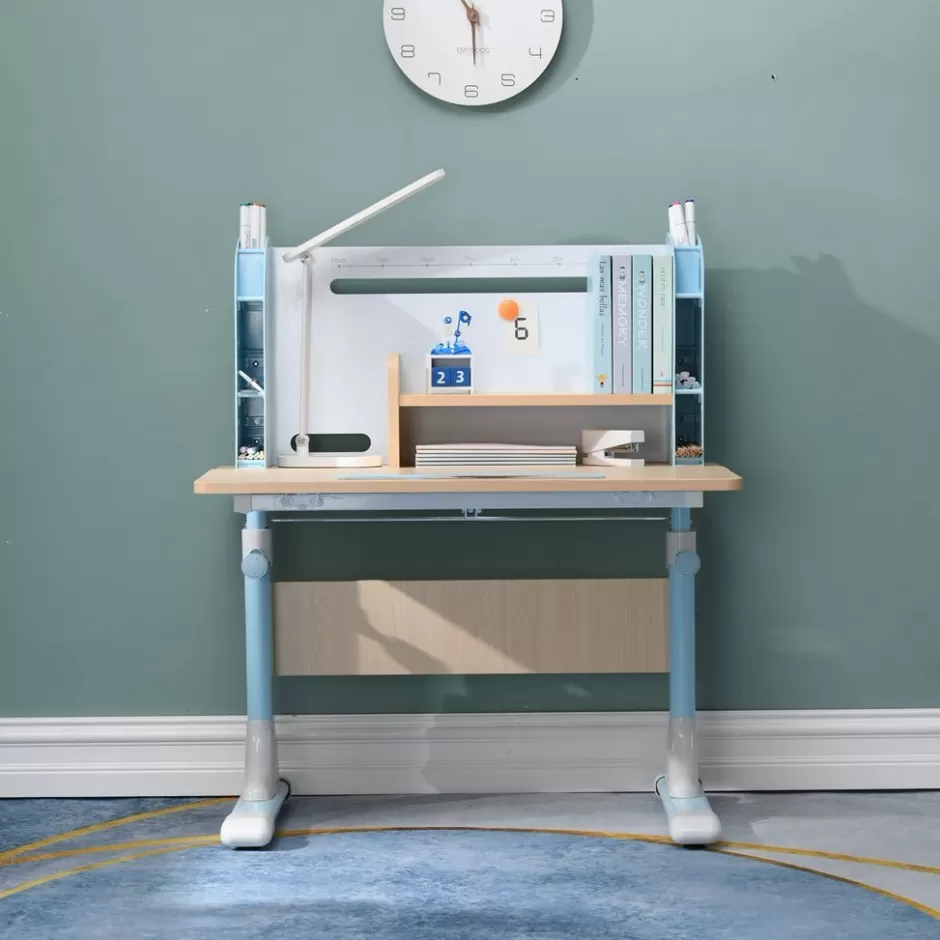 New Baby Direct 80cm Height Adjustable Children Kids Ergonomic Study Desk Only Blue