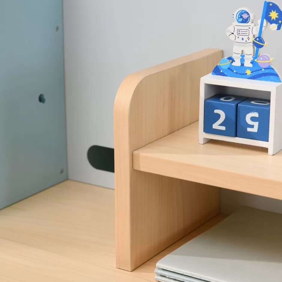 New Baby Direct 80cm Height Adjustable Children Kids Ergonomic Study Desk Only Blue
