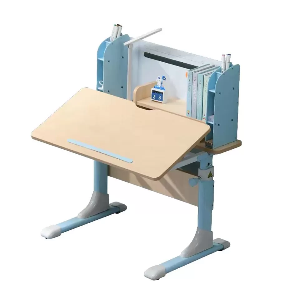 New Baby Direct 80cm Height Adjustable Children Kids Ergonomic Study Desk Only Blue