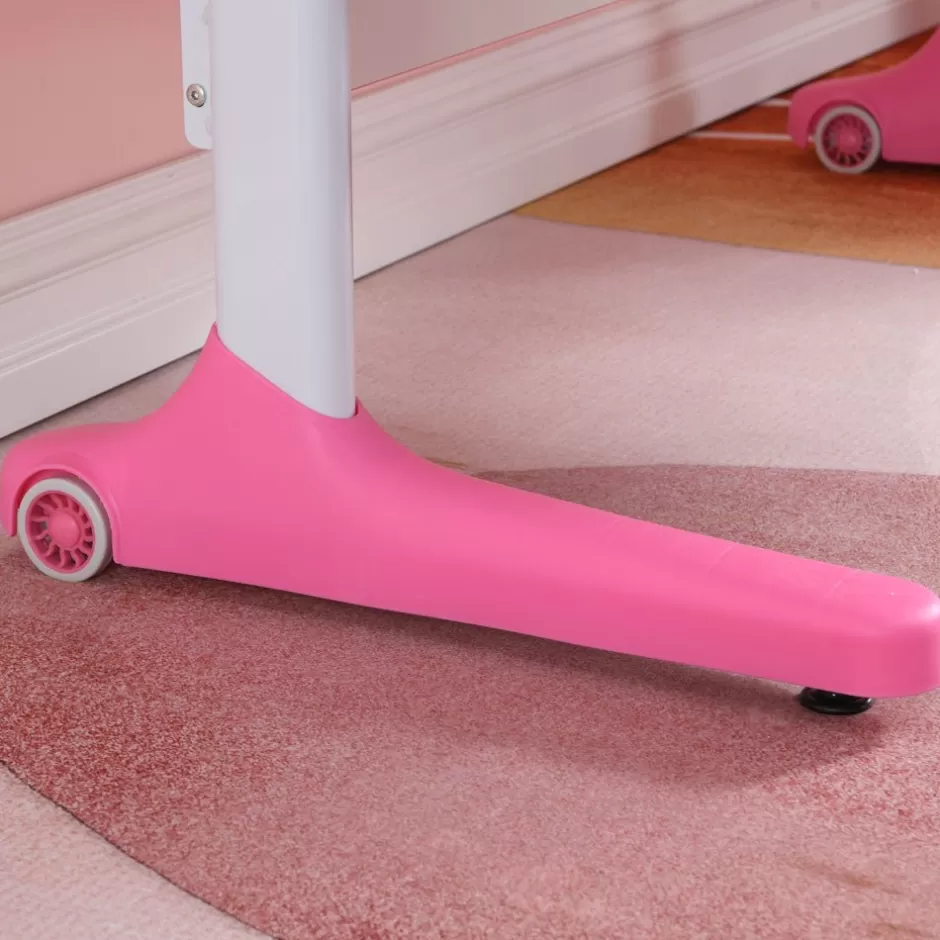 Hot Baby Direct 120cm Height Adjustable Children Kids Ergonomic Study Desk Pink AU
