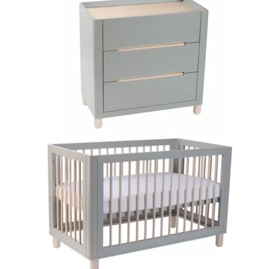 New Baby Direct Cocoon Allure 4 in 1 Cot and Change Table Package