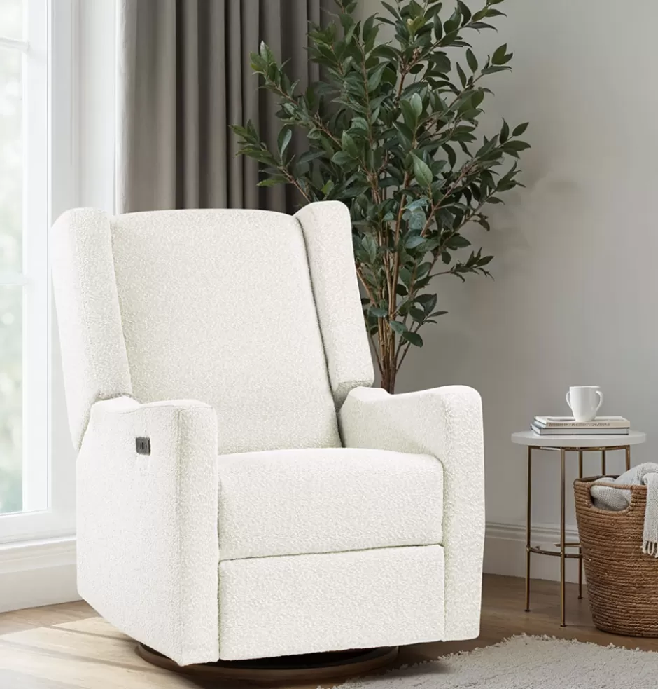 New Baby Direct COCOON BONDI Electric Recliner Glider Nursery Chair in Vanilla