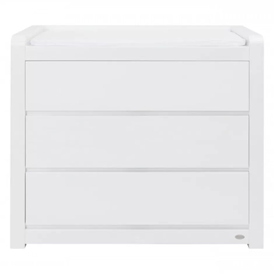 Cheap Baby Direct Cocoon Flair Dresser with Change Mat - White