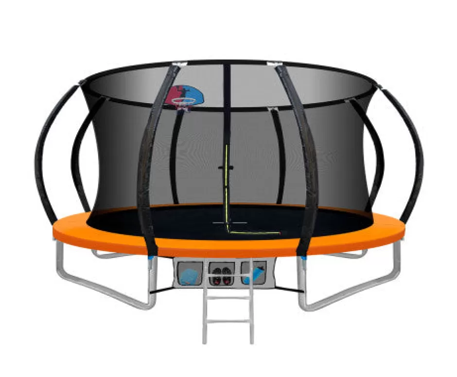 Shop Baby Direct 12FT Round Trampolines With Basketball Hoop