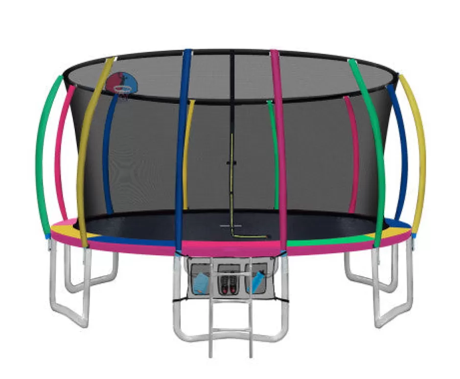 Best Baby Direct 16FT Round Trampolines With Basketball Hoop