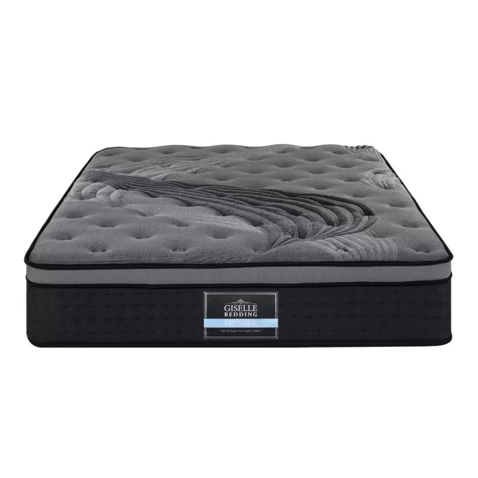 Cheap Baby Direct Giselle Bedding Alanya Euro Top Pocket Spring Mattress 34cm Thick King Single