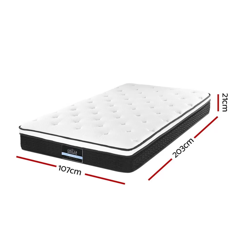 Store Baby Direct Giselle Bedding Bonita Euro Top Bonnell Spring Mattress 21cm Thick King Single