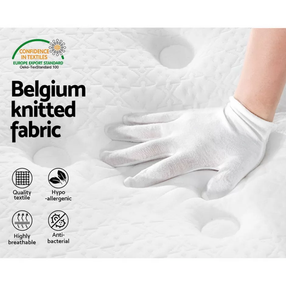 Store Baby Direct Giselle Bedding Bonita Euro Top Bonnell Spring Mattress 21cm Thick King Single