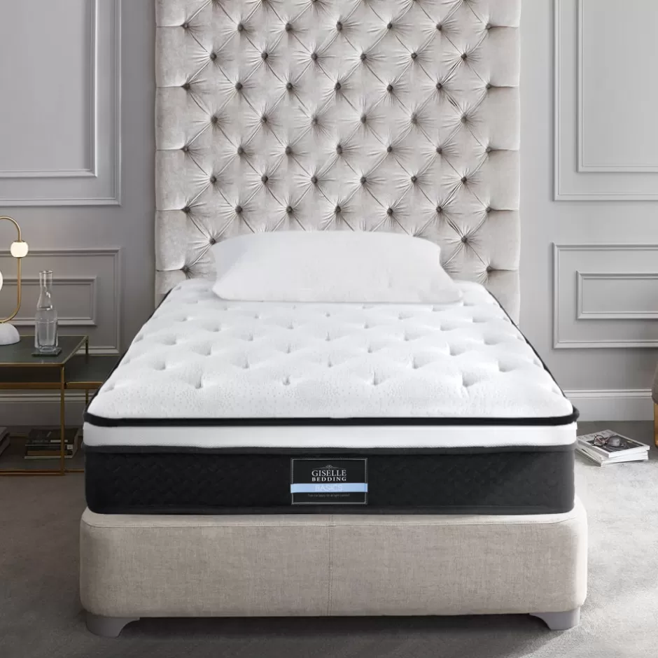 Store Baby Direct Giselle Bedding Bonita Euro Top Bonnell Spring Mattress 21cm Thick King Single