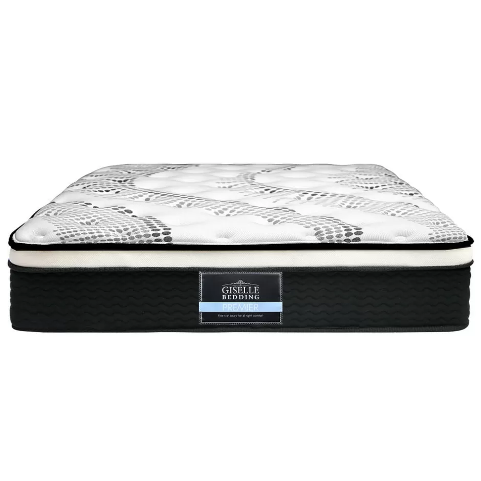 Best Sale Baby Direct Giselle Bedding Como Euro Top Pocket Spring Mattress 32cm Thick King Single