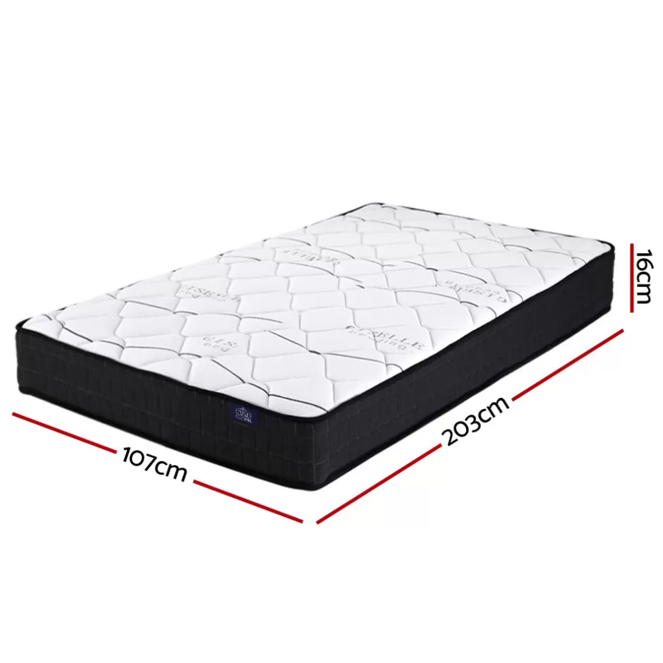 Clearance Baby Direct Giselle Bedding Glay Bonnell Spring Mattress 16cm Thick King Single