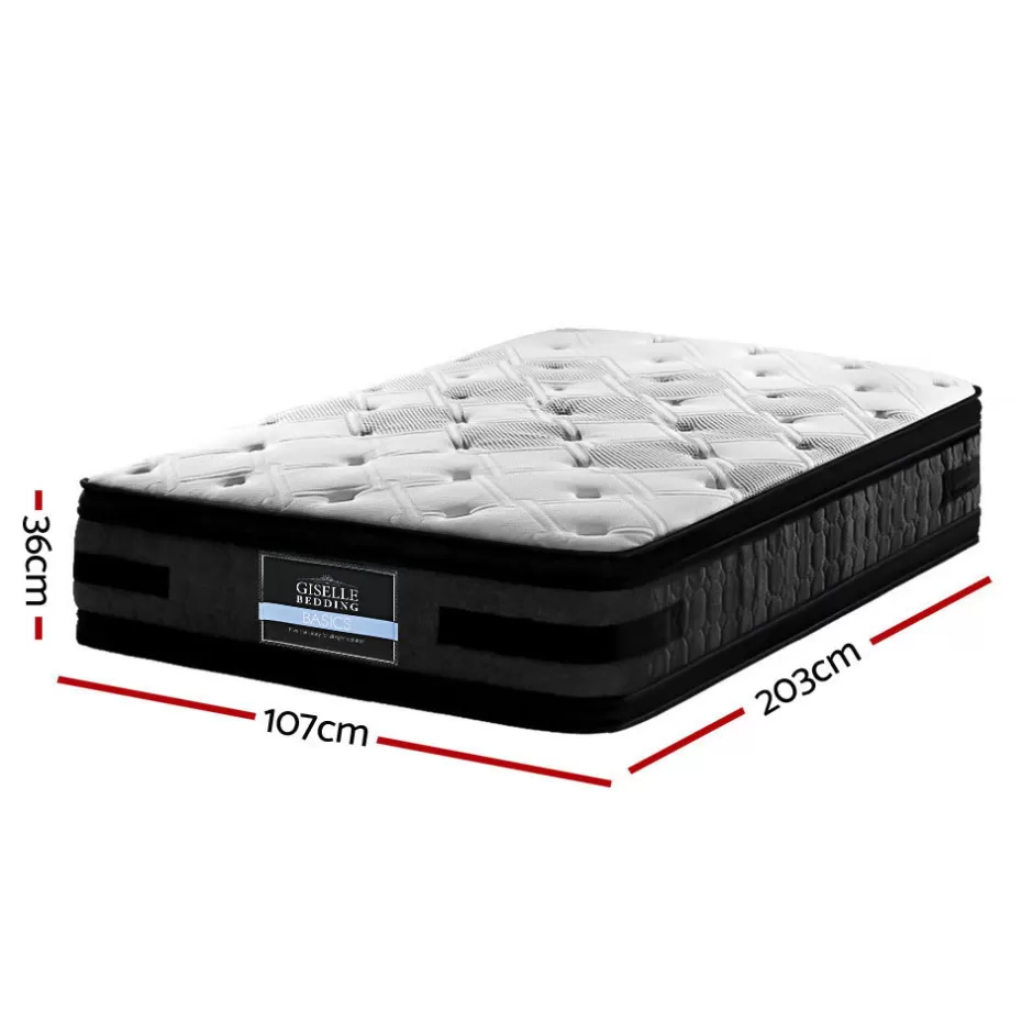Flash Sale Baby Direct Giselle Bedding Luna Euro Top Cool Gel Pocket Spring Mattress 36cm Thick King Single