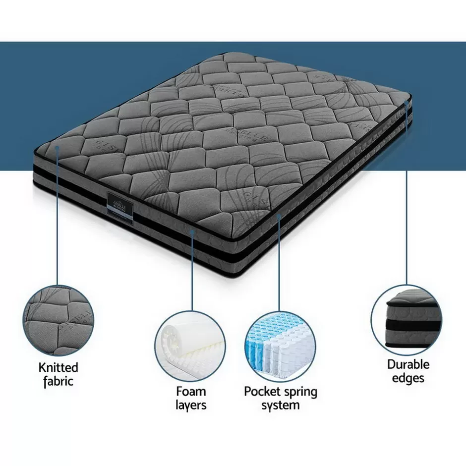 Shop Baby Direct Giselle Bedding Wendell Pocket Spring Mattress 22cm Thick King Single