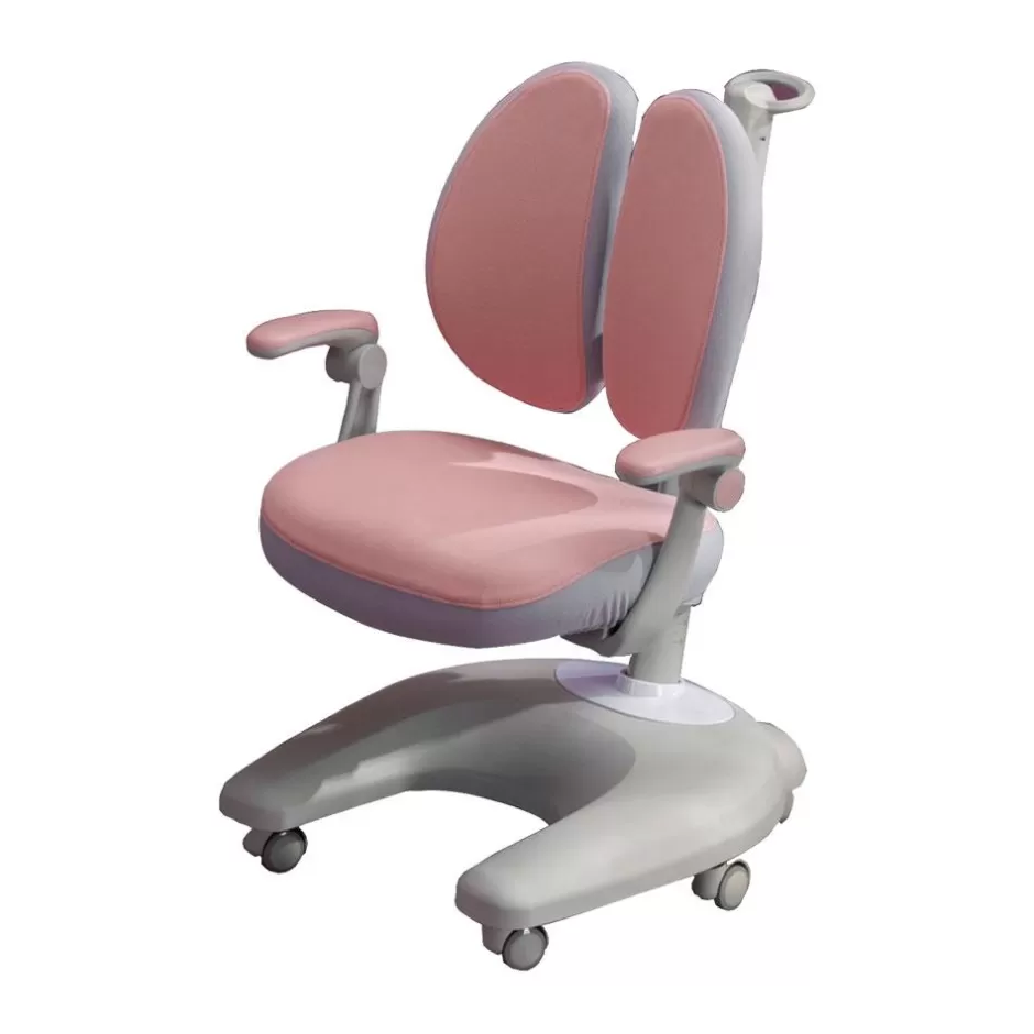 Best Baby Direct Height Adjustable Children Kids Ergonomic Study Desk Chair Set 80cm Pink AU