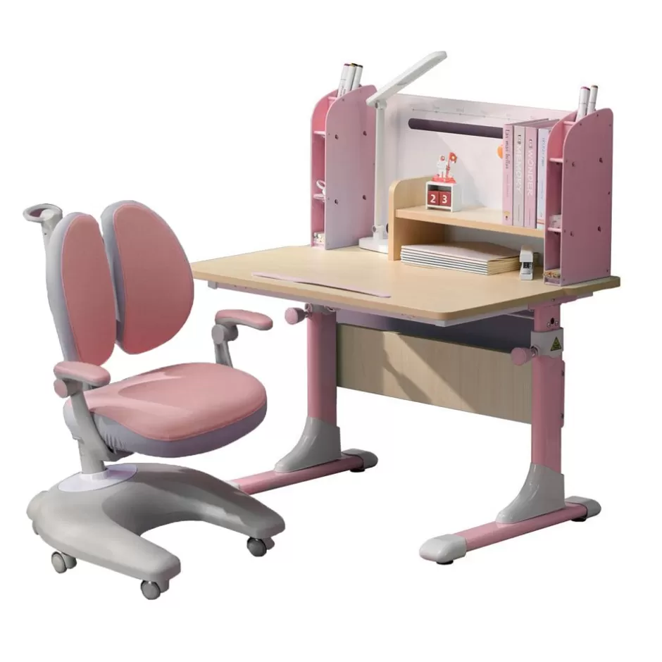 Discount Baby Direct Height Adjustable Children Kids Ergonomic Study Desk 80cm Blue AU