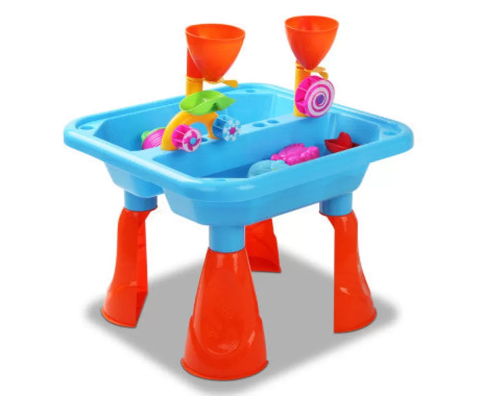 Hot Baby Direct Keezi 23 Piece Kids Sand & Water Play Table Set