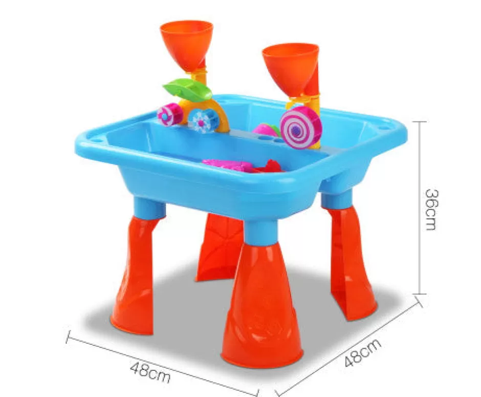 Hot Baby Direct Keezi 23 Piece Kids Sand & Water Play Table Set