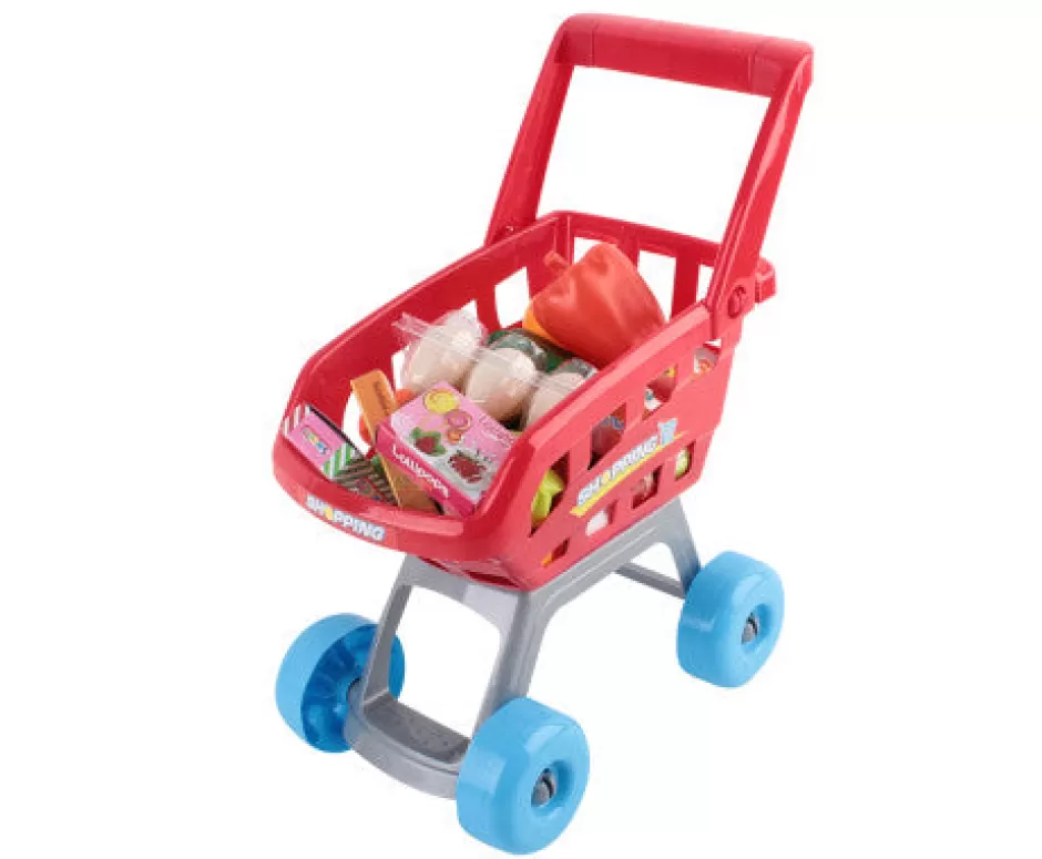 Cheap Baby Direct Keezi 24 Piece Kids Super Market Toy Set - Red & White