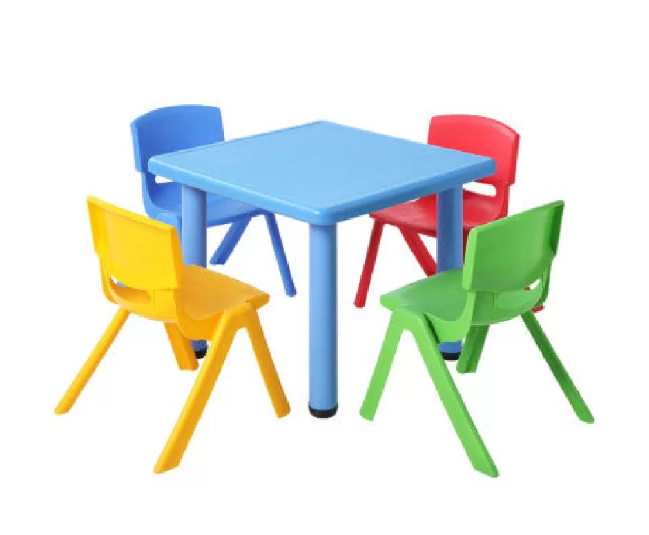 Cheap Baby Direct Keezi 5 Piece Kids Table and Chair Set