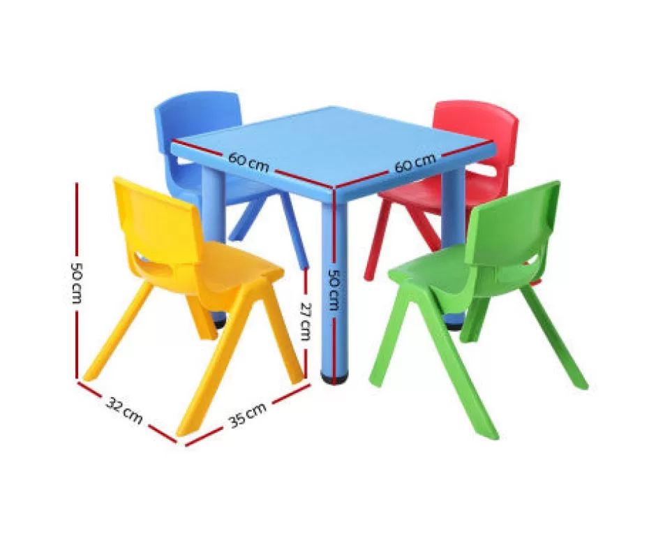 Cheap Baby Direct Keezi 5 Piece Kids Table and Chair Set