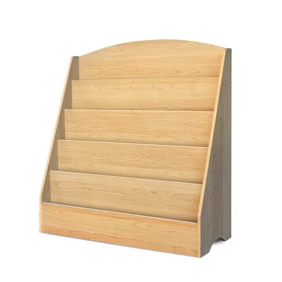 New Baby Direct Keezi 5 Tiers Kids Bookshelf Magazine Shelf Rack Organiser Bookcase Display