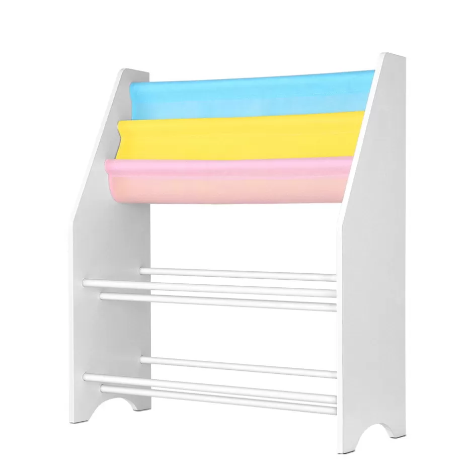 Online Baby Direct Keezi Kids Bookcase Childrens Bookshelf Toy Storage Organizer 2 Tiers Shelves