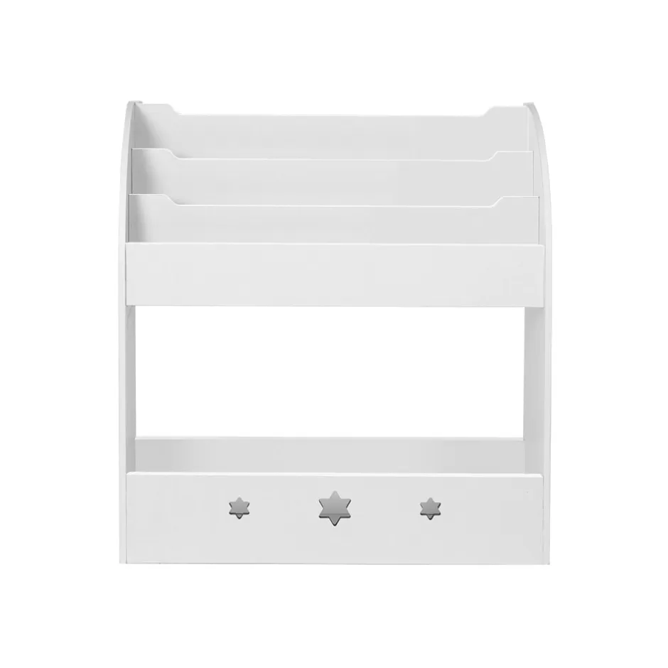 Cheap Baby Direct Keezi Kids Bookshelf Children Toy Storage Magazine Rack Organiser Bookcase White