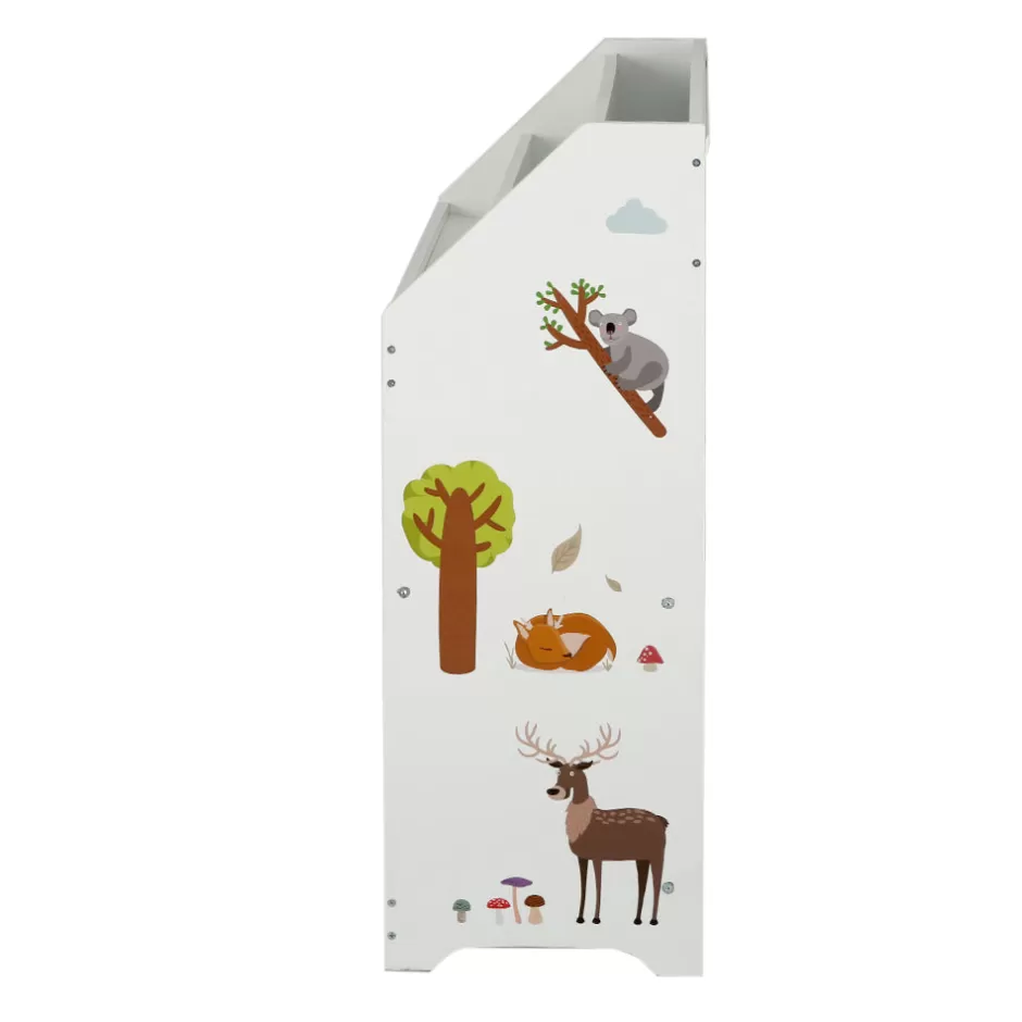 Cheap Baby Direct Keezi Kids Bookshelf Toy Box Organiser Children 6 Bins Display Shelf Storage Box