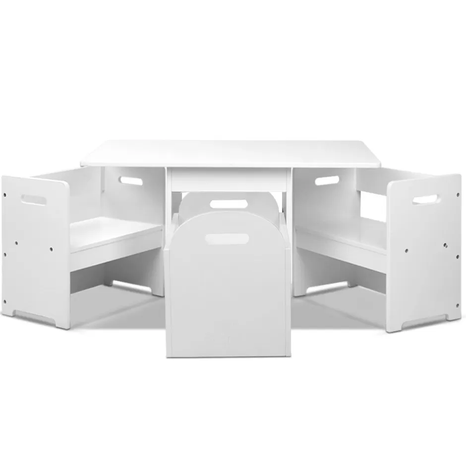 Clearance Baby Direct Keezi Kids Multi-function Table and Chair Hidden Storage Box Toy Activity Desk